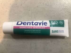 Dentifrice bio gencives sensibles