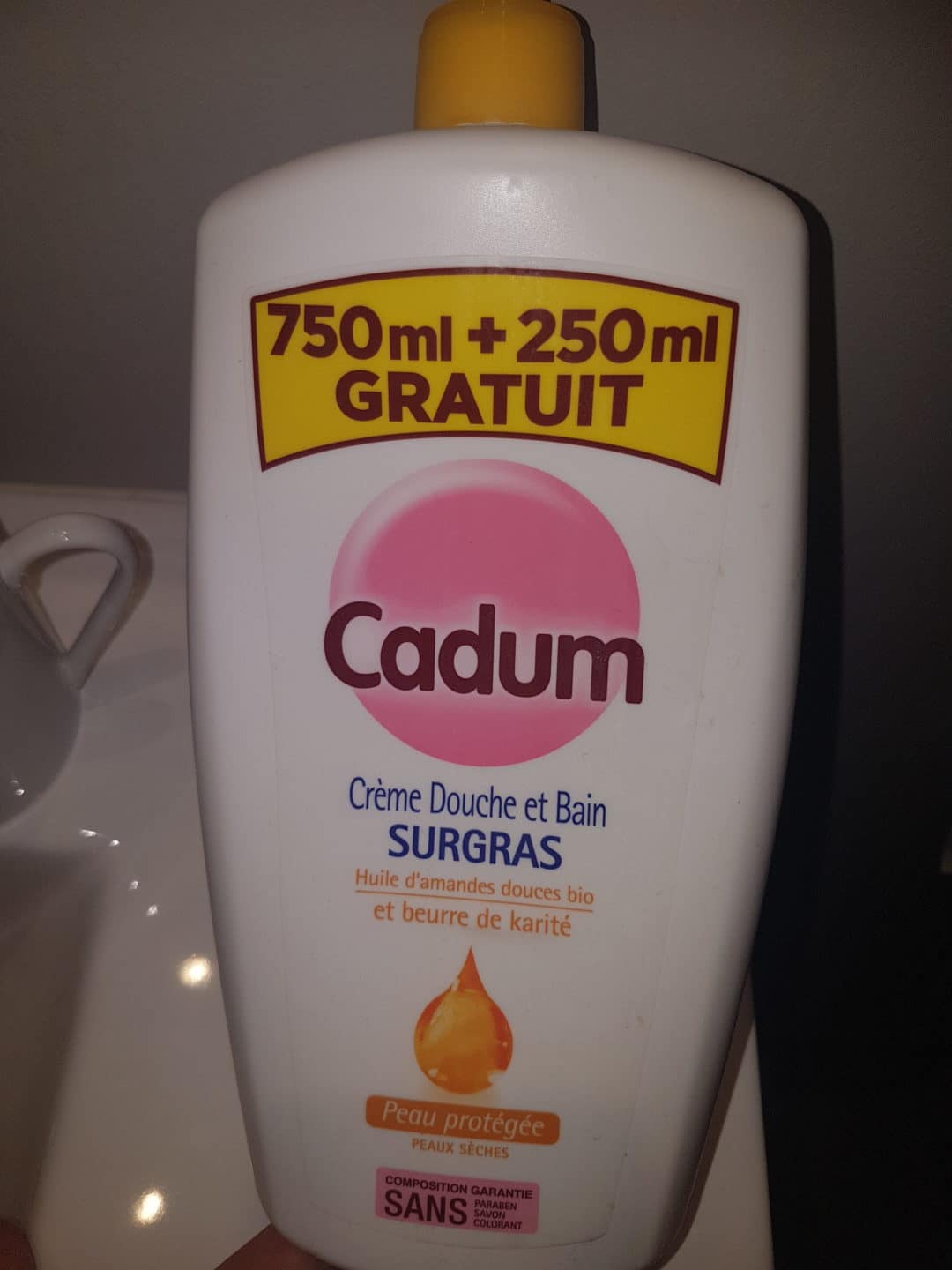 Analyse de Cadum – Crème douche surgras - Cadum
