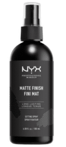 SPRAY FIXATEUR DE MAQUILLAGE – MATIFIANT – ANTI-BRILLANCE – FORMAT MAXI