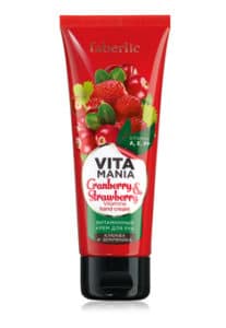 Crème pour les mains vitaminée aux canneberges et fraises