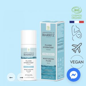 Fluide hydratant visage