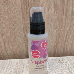 Lubrifiant eau comestible framboise LoveHoney