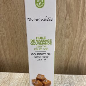 Huile de massage gourmande caramel beurre salé