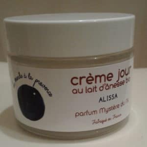 Alissa : crème jour au lait d’ânesse bio parfum Mystère du Nil