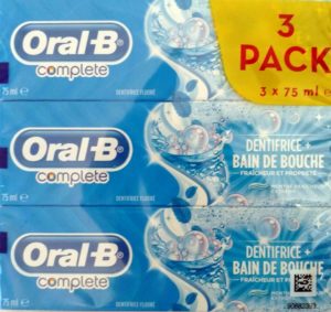 Complete dentifrice + bain de bouche (3 Pack)