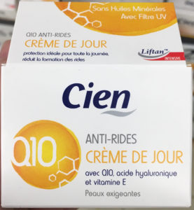 Crème de jour anti-rides Q10