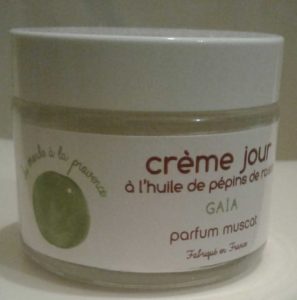 Gaïa : crème jour à l’huile de pépins de raisin parfum muscat