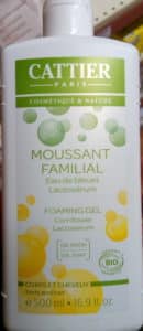 Gel moussant familial eau de bleuet lactosérum