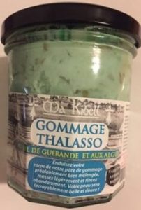 Gommage Thalasso au sel de Guérande et aux algues