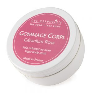 Gommage corps Géranium rosat – Certifié Naturel