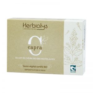 Savon Bio au lait de chèvre des Hautes Alpes – Capra – 100g