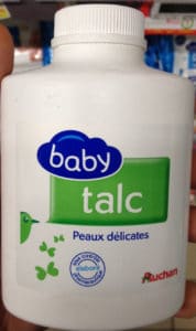 Talc baby peaux délicates