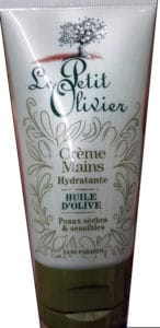 Crème mains hydratante Huile d’olive Peaux sèches et sensibles