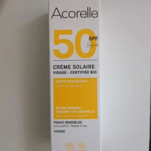 Crème Solaire Visage SPF 50