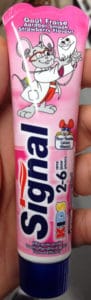 Dentifrice 2-6 ans goût Fraise