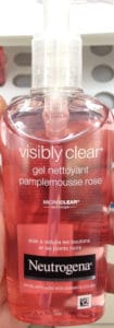 Gel nettoyant pamplemousse rose Visibly Clear