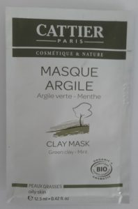 Masque argile Argile Verte